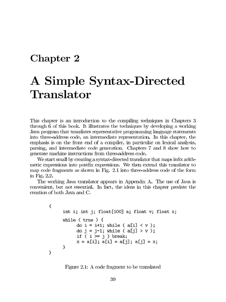 Compiler Design (Lab) | PDF
