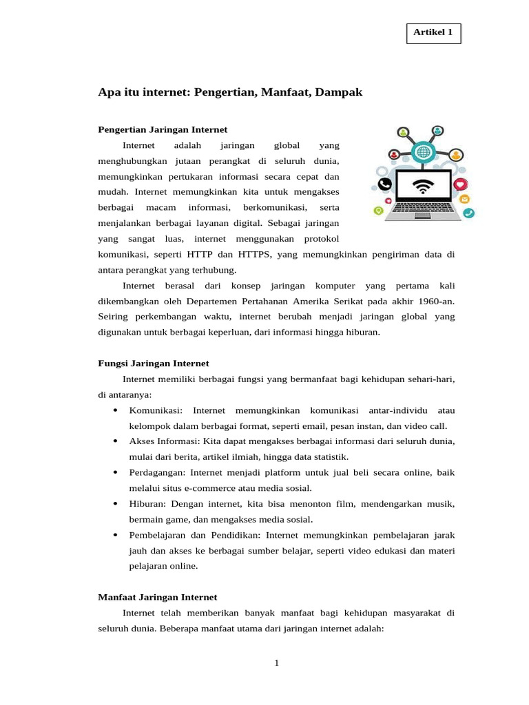 Artikel Internet | PDF