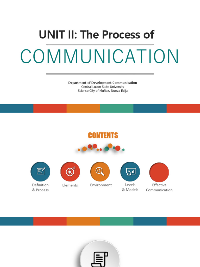 Understanding Communication Processes | PDF | Communication | Semiotics