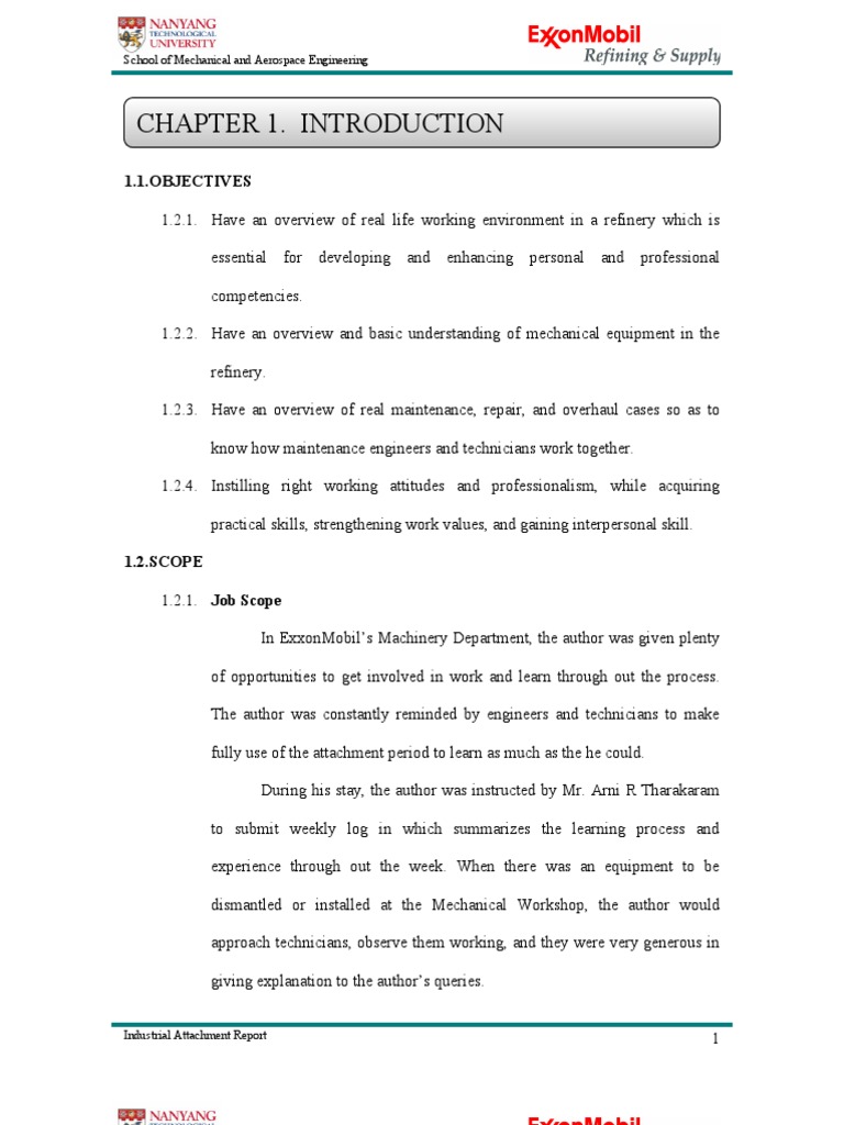 INTERNSHIP REPORT SAMPLE MECHANICAL ENGINEERING PDF visual data 3