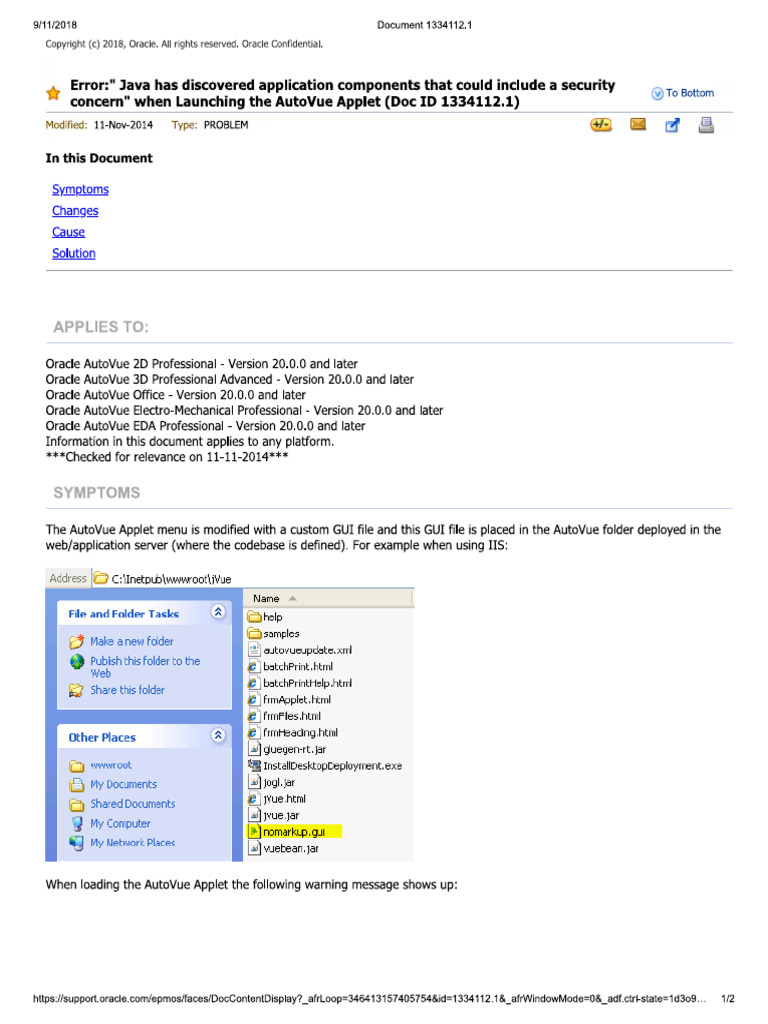 Error - Java Has Discovered Application Components That Could Include A ...