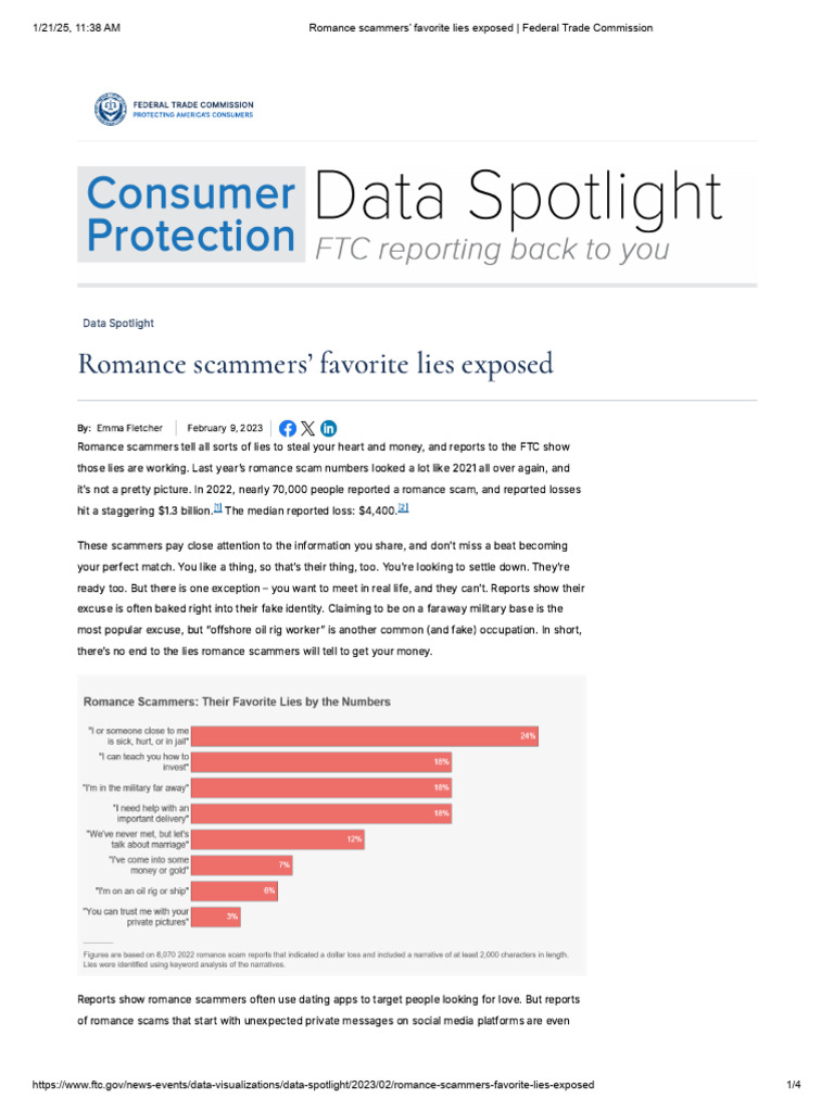 Exposing Romance Scammers' Lies | PDF | Internet Fraud