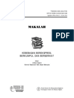 Kebebasan Berekspresi, Berkumpul Dan Berserikat