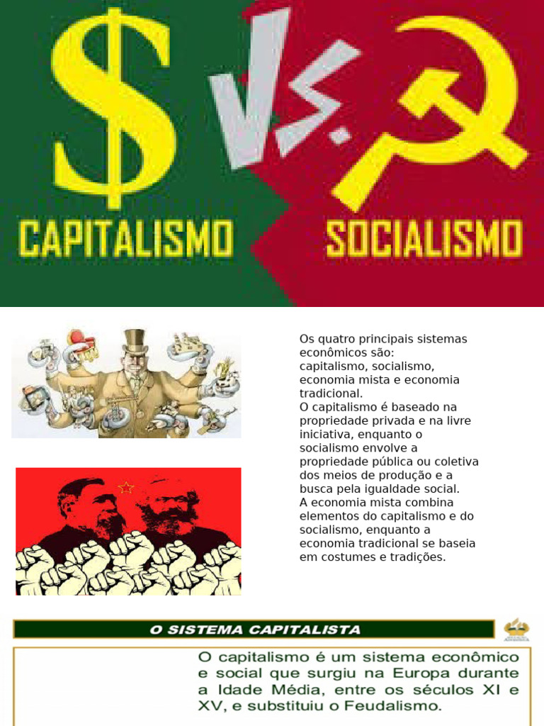 Sistemas Econômicos: Capitalismo e Socialismo | PDF