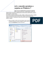 Permisos A Archivos y Carpetas en Windows 7