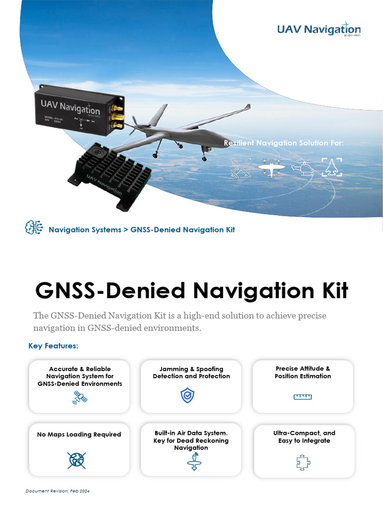 GNSS-Denied Navigation Kit Overview | PDF | Navigation | Computing