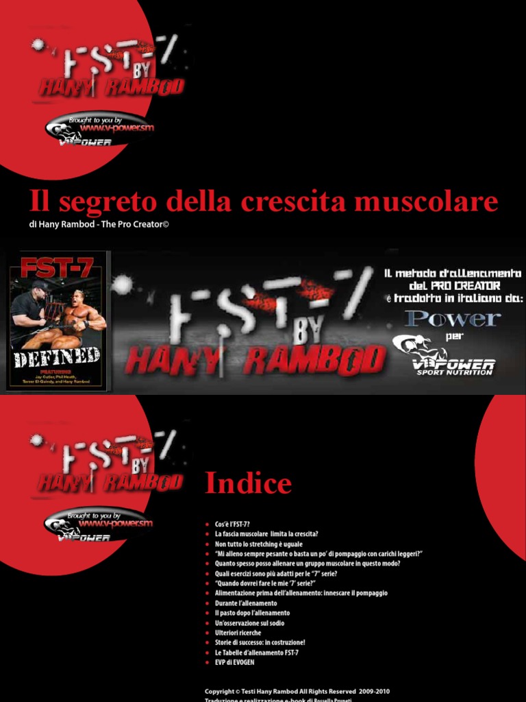 Hany Rambod Fst 7 Training Italiano
