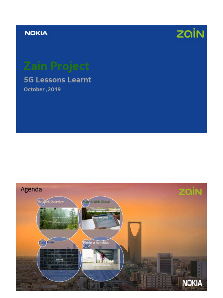 Zain 5G Network Optimization Insights | PDF | 4 G | Mobile ...