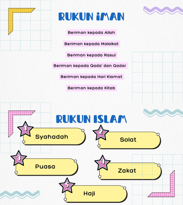 Rukun Islam Rukun Iman | PDF