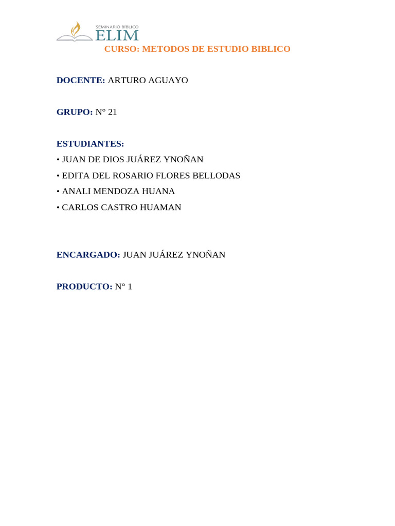 Liderazgo Bíblico y Espiritual en la Iglesia | PDF | Iglesia cristiana ...