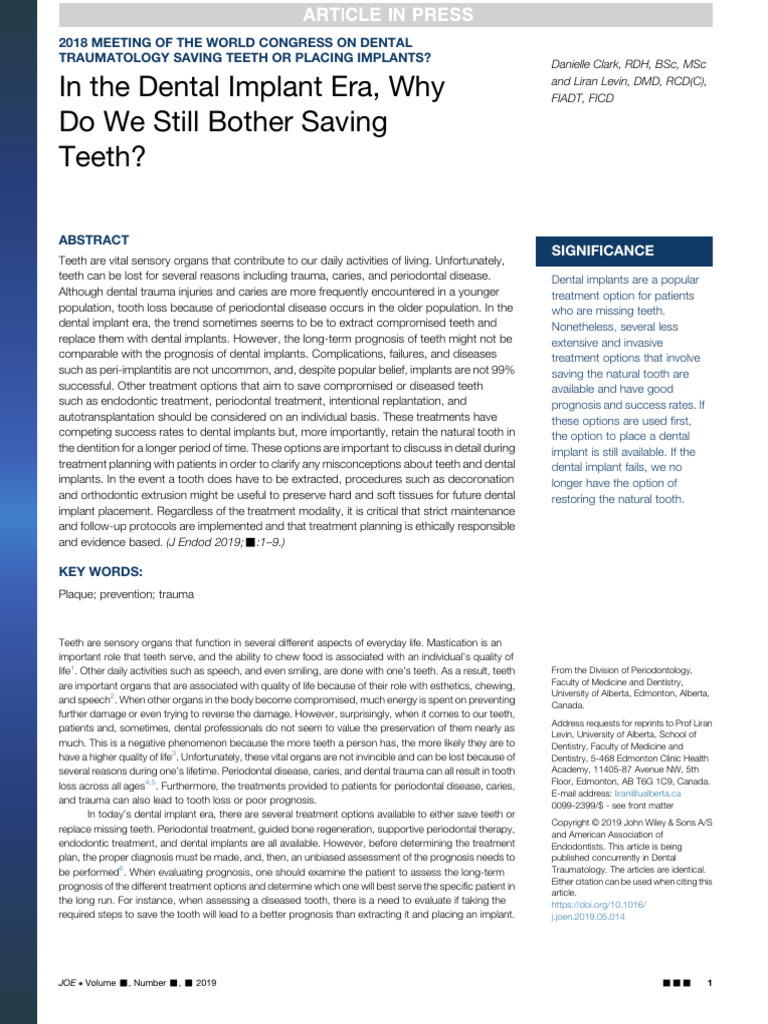 Biomimetic Approaches in Dentistry | PDF | Dental Implant | Human Tooth