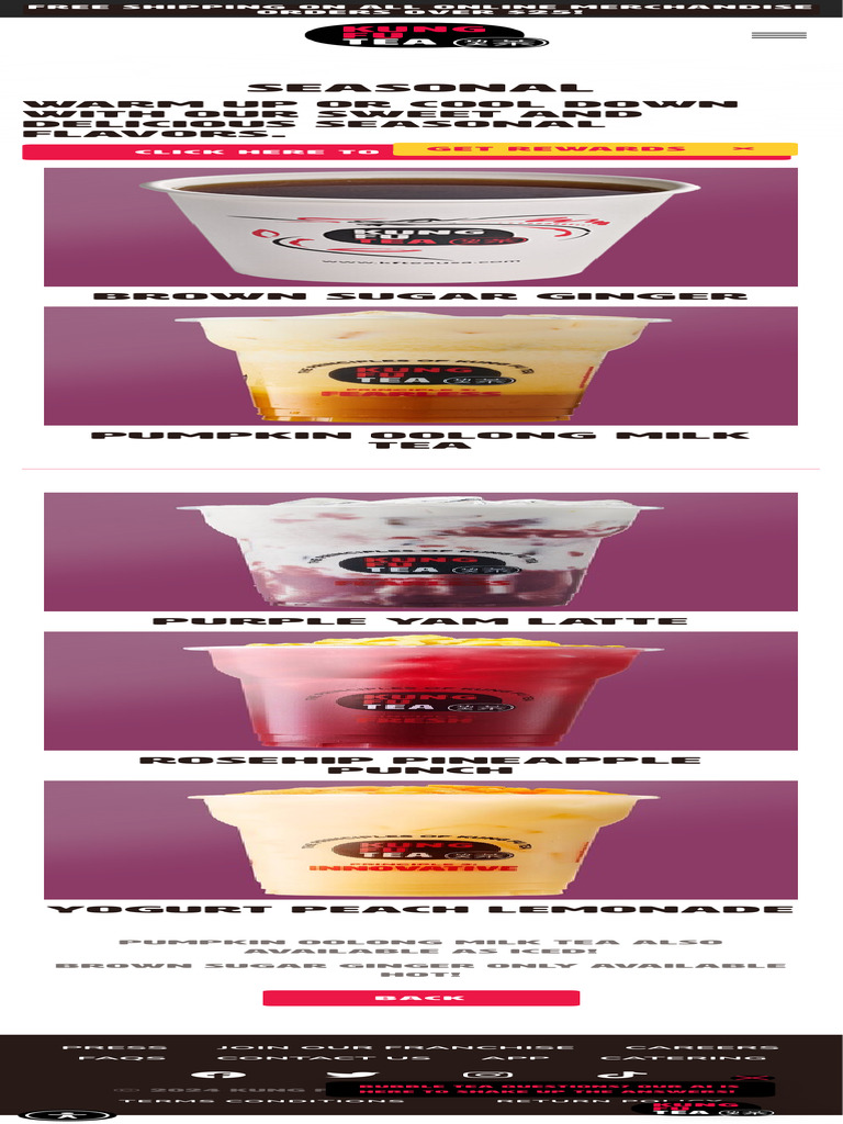 Seasonal Series & Kung Fu Tea Fresh - Innovative - Fearless Leading Tea ...