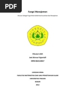 Download Makalah - Fungsi Manajemen by Iskandar Sanusie SN88882825 doc pdf