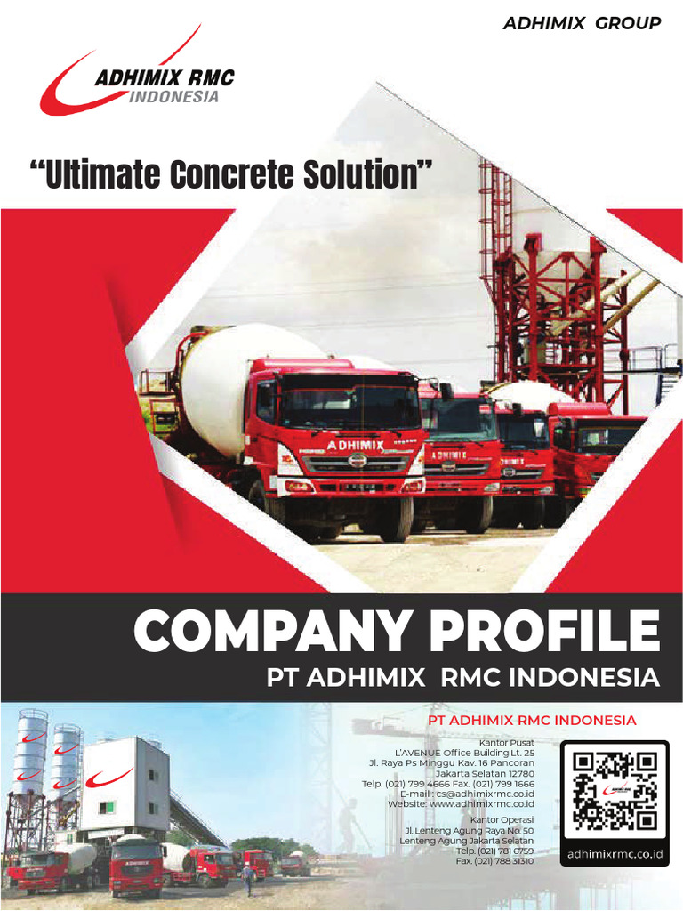 Profil Perusahaan PT Adhimix RMC Indonesia | PDF
