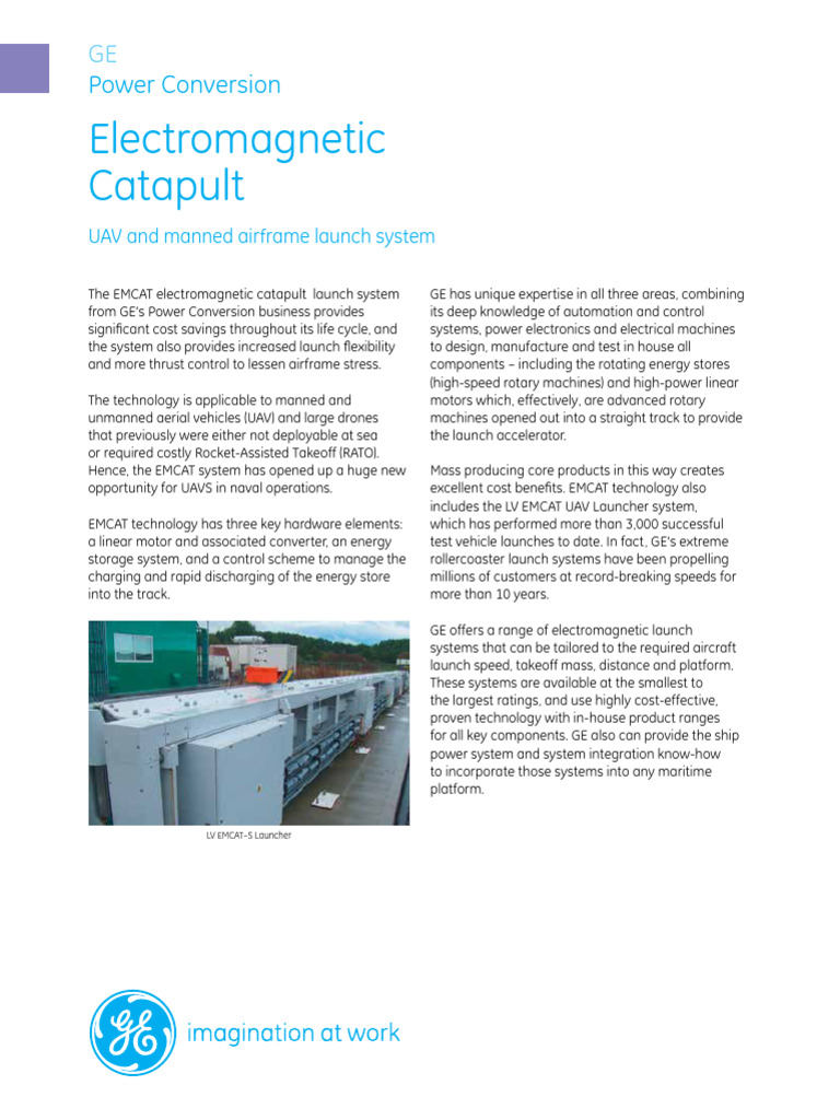 EMCAT: Advanced Electromagnetic Launcher | PDF | Unmanned Aerial ...