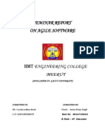 Seminar Report On Agile Software: Iimt Engineering College