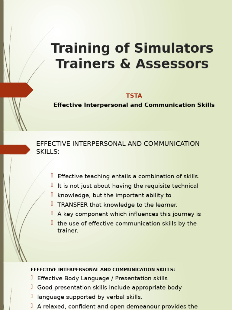 Effective Communication Skills for Trainers | PDF | Communication | Empathy
