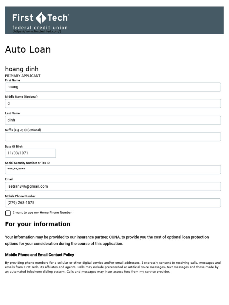 Auto Loan Application Submission Details | PDF | Arbitration | Safari ...