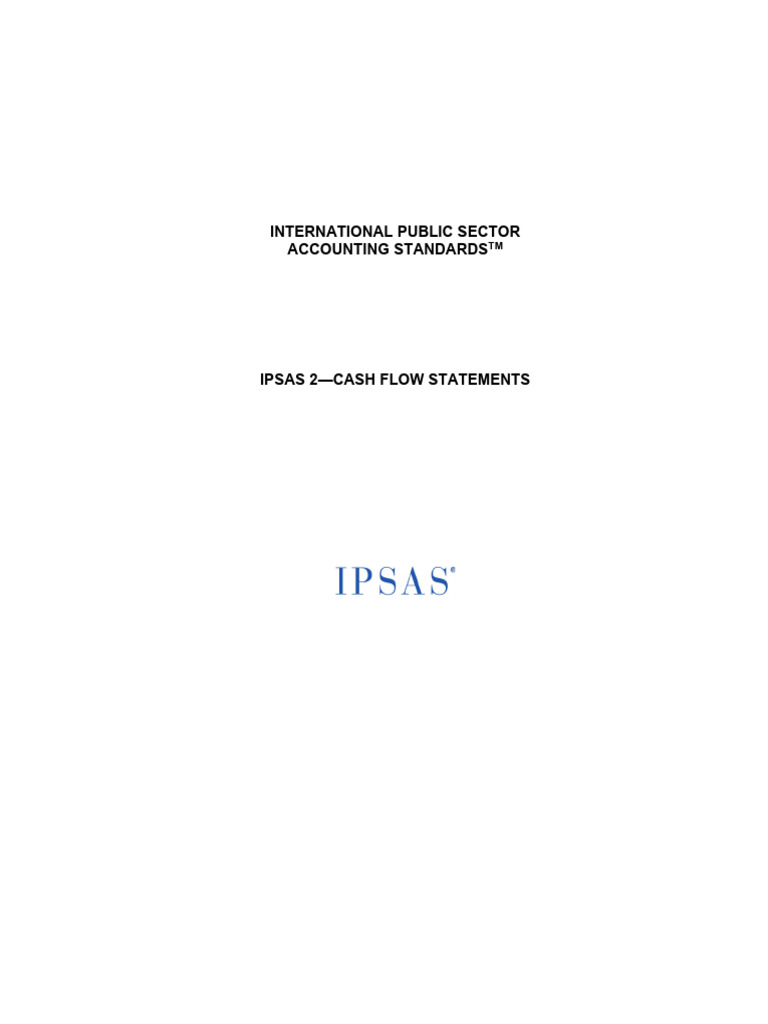 IPSAS 2: Cash Flow Statements Guide | PDF | Cash Flow Statement | Taxes