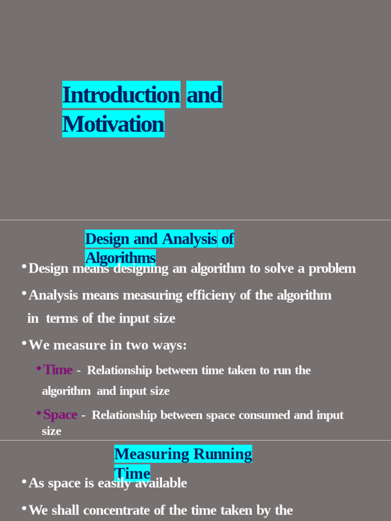 Algorithm Design and Time Complexity Analysis | PDF | Control Flow ...