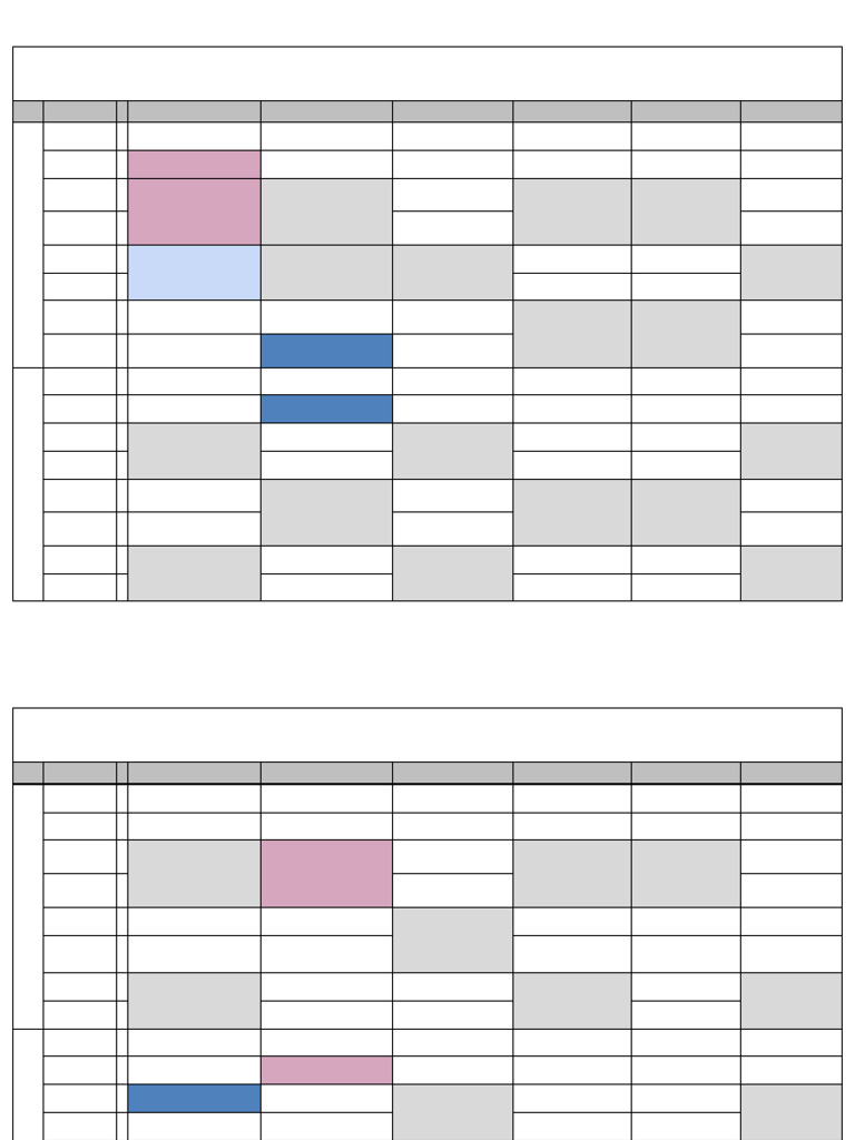 Computer Engineering Course Schedule | PDF