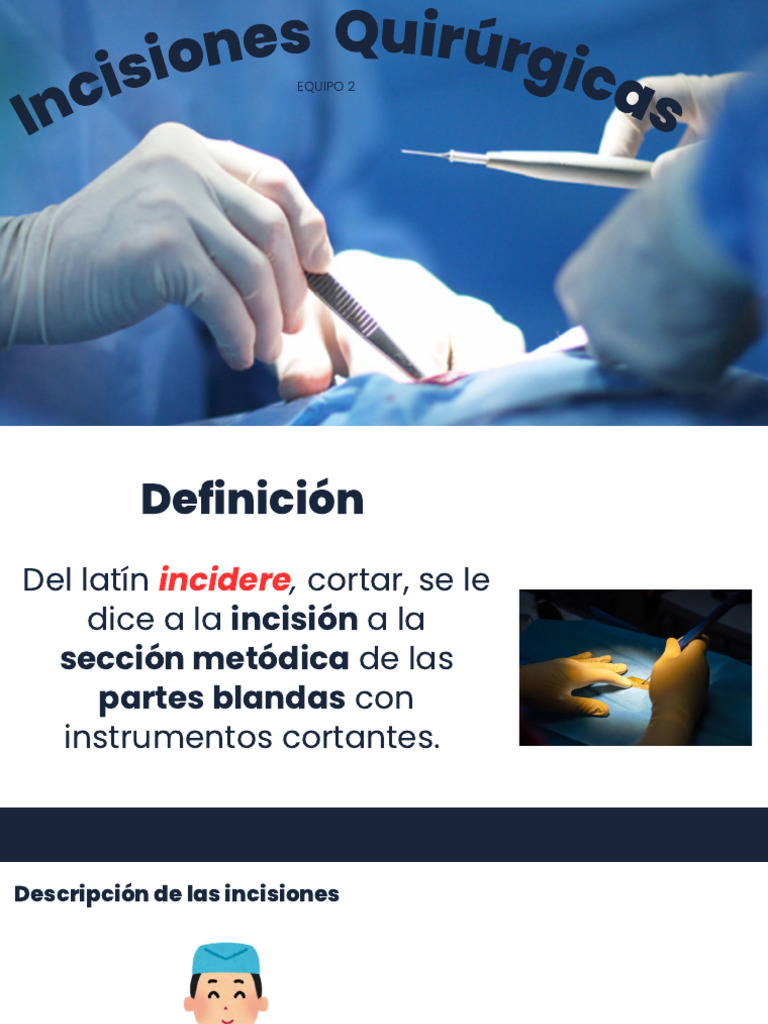 Incisiones PDF | PDF | Cirugía | Mano