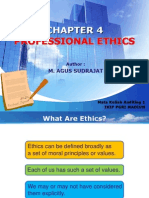 Professional Ethics: M. Agus Sudrajat