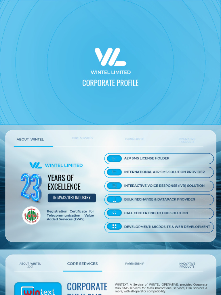 Wintel Communications & Microtalk Services | PDF | Mobile App | Computing