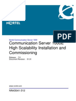 Communication Server 1000E High Scalability Installation and Commissioning