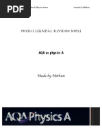 Download Mithuns Physics Revision Notes Unit 1 by Mithun Dev Sabaratnam SN88888063 doc pdf