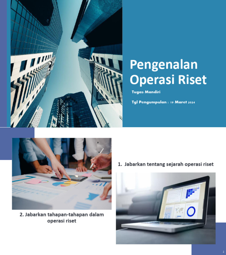 OR2-Sejarah Dan Fungsi Operasi Riset | PDF