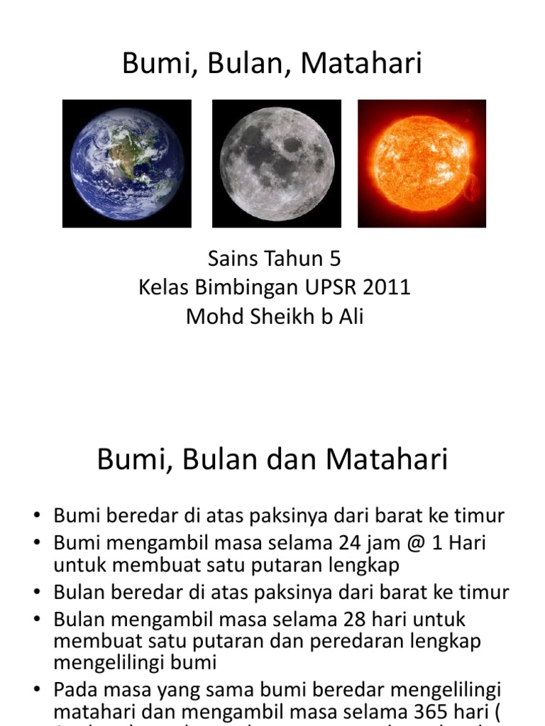 Bumi Bulan Matahari Pdf
