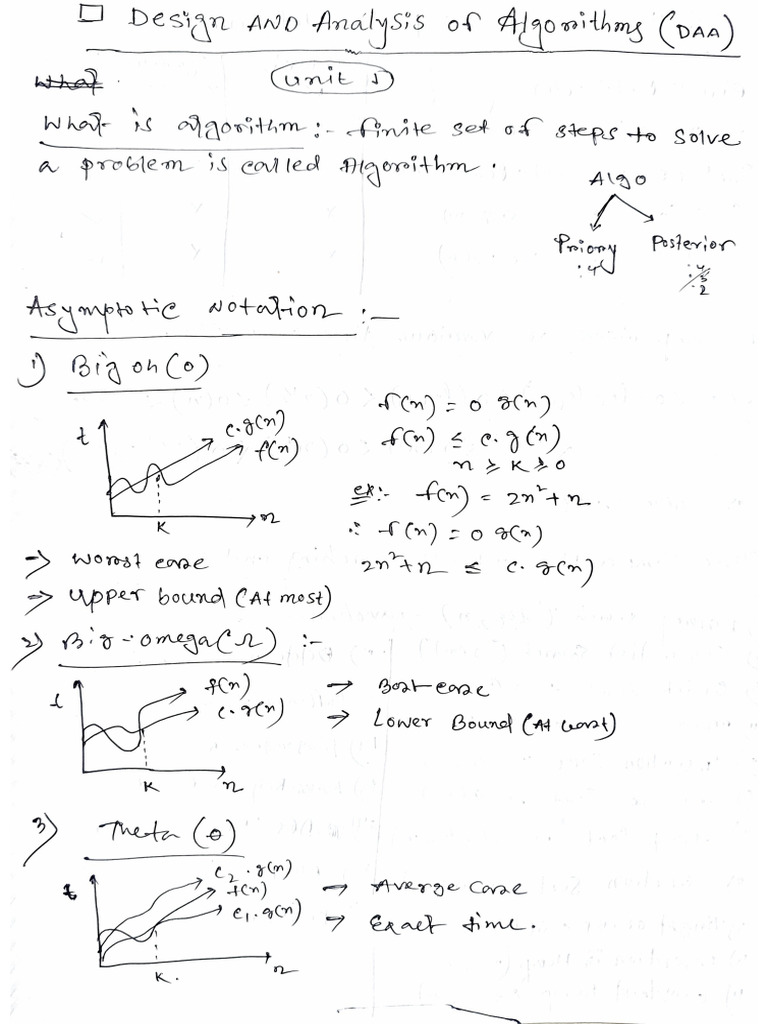 DAA Notes | PDF