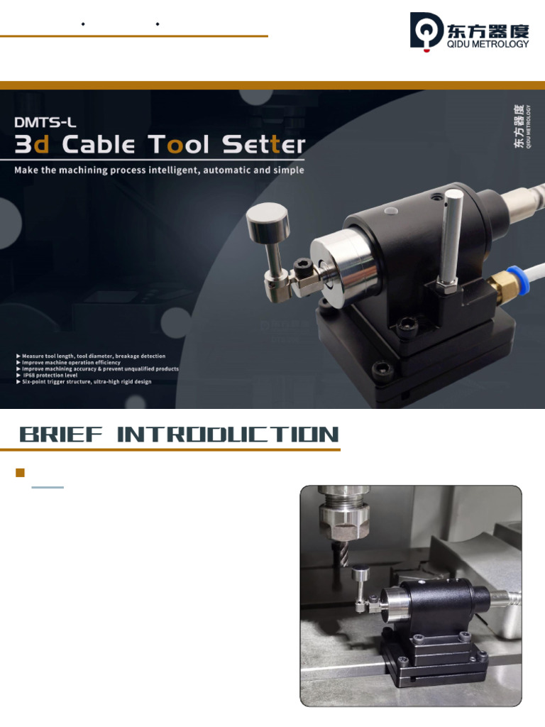 DMTS-L Cable Tool Setter Overview | PDF | Machining | Tools