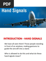 IATA Aircraft Marshalling Signals Guide | PDF | Aviation | Aircraft