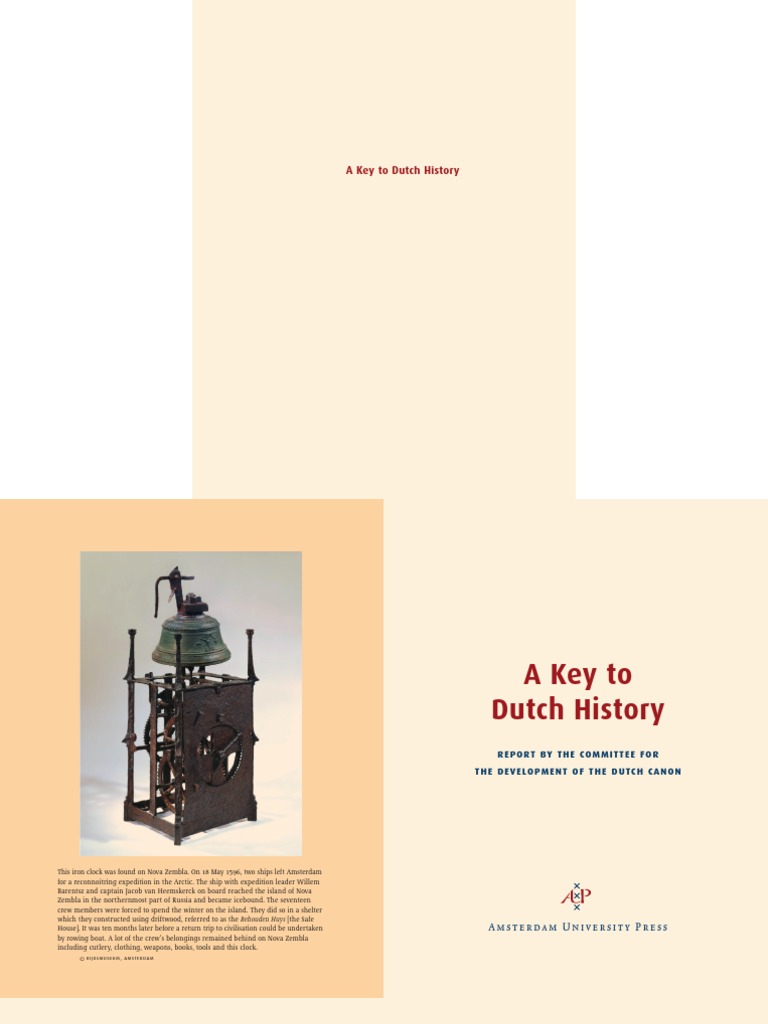 A Key To Dutch History PDF Netherlands Secondary Education