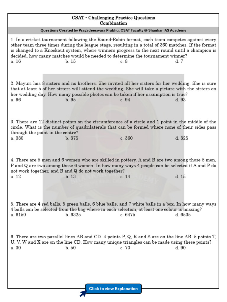 5 Combination | PDF