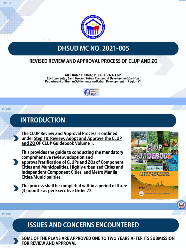 Revised CLUP Review Process Guidelines | PDF