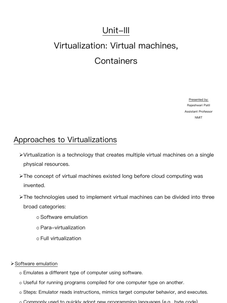 Virtualization Methods and Management | PDF | Virtual Machine ...