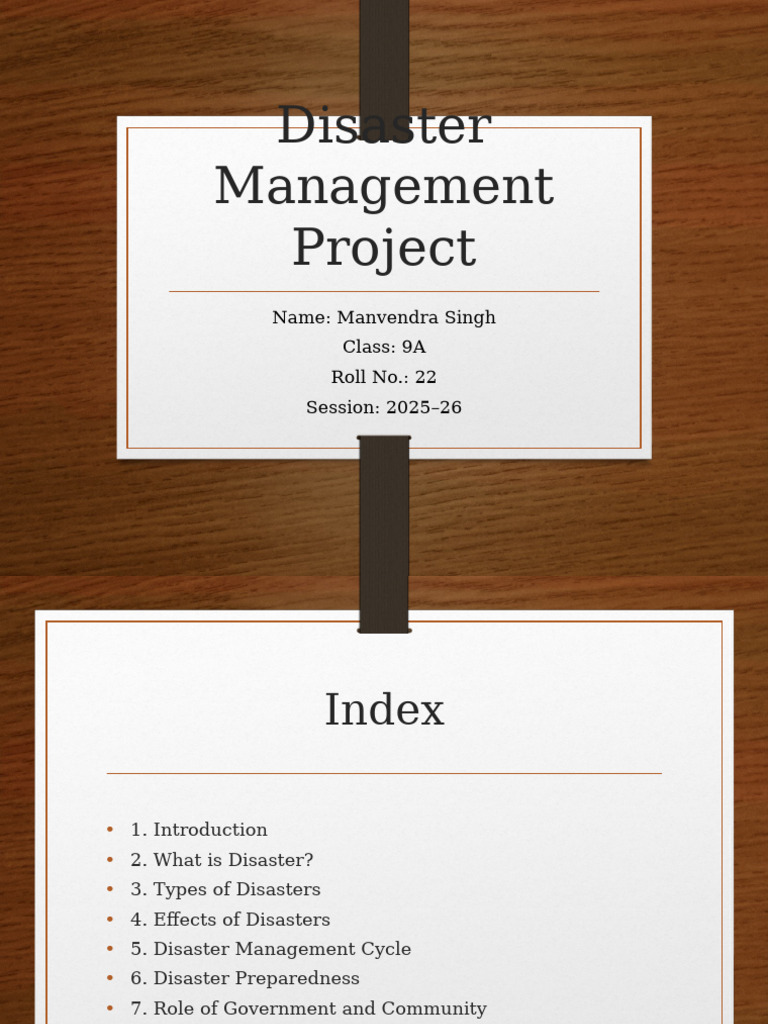 Comprehensive Guide to Disaster Management | PDF