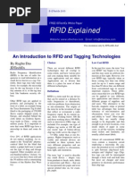 RFID Explained: An Introduction To RFID and Tagging Technologies