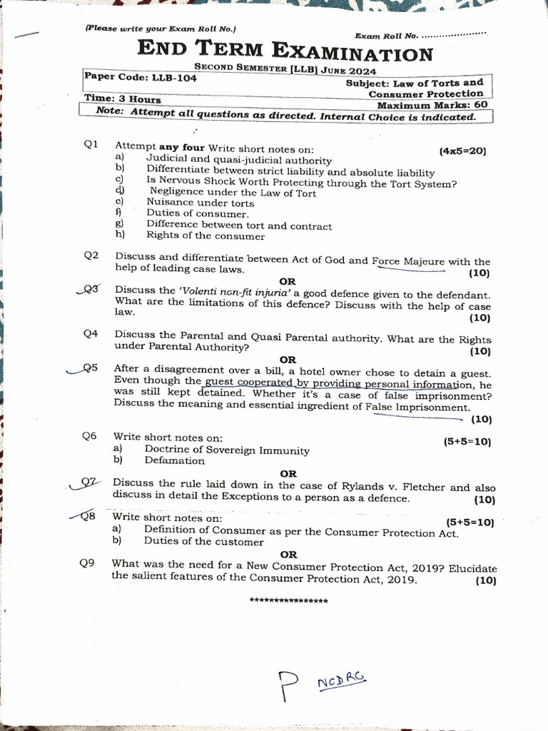 2nd Sem Pyq | PDF