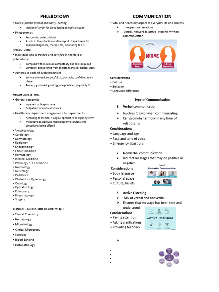 Phleb Lecture - 2nd Sem (Prelim) | PDF | Infection | Pathogen