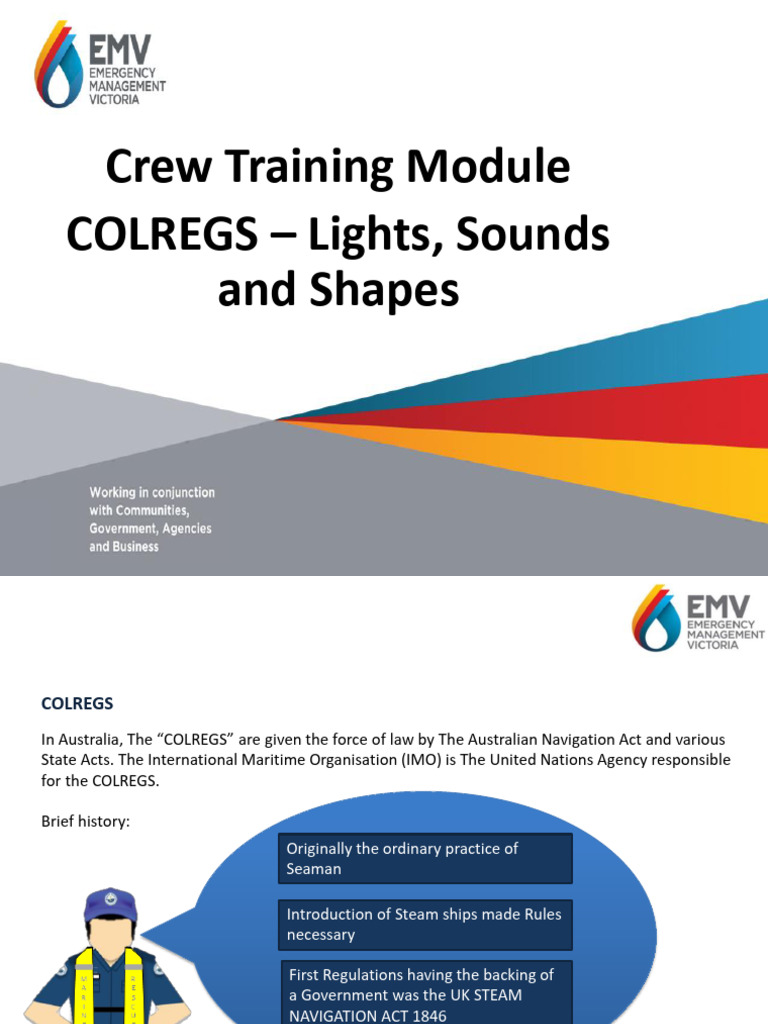 COLREGS: Lights and Sound Signals | PDF | Water Transport | Shipping