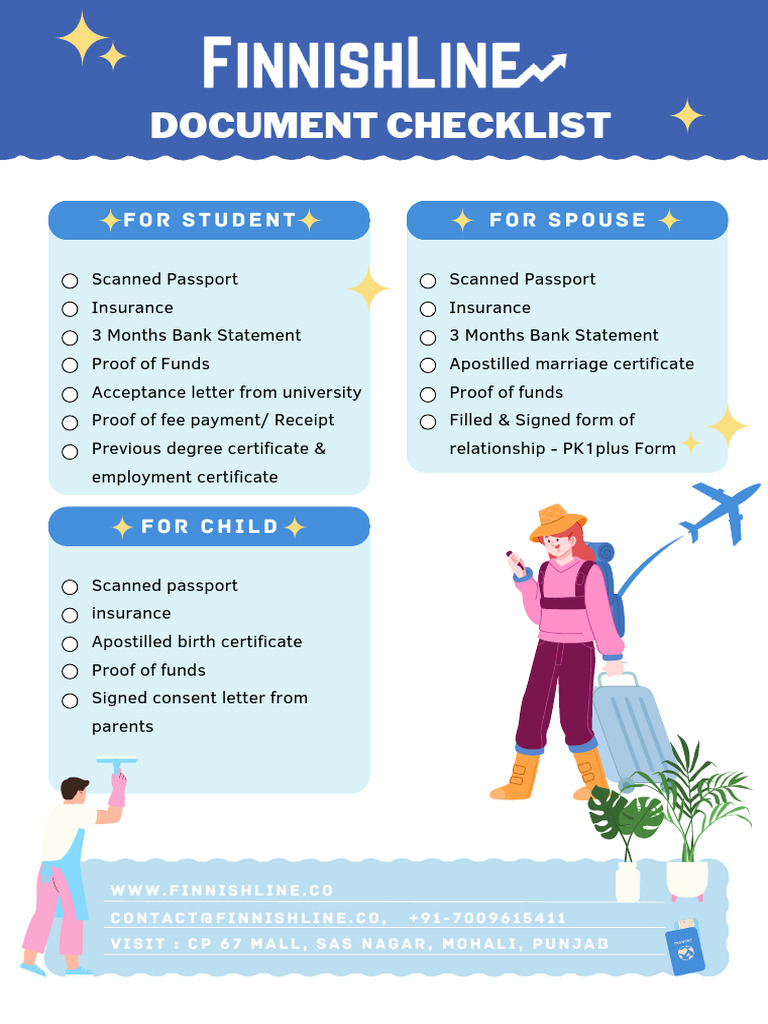 Document Checklist for Visa Applicants | PDF