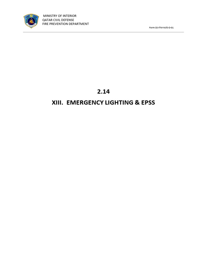 Emergency Lighting & EPSS Inspection Form | PDF | Battery Charger ...