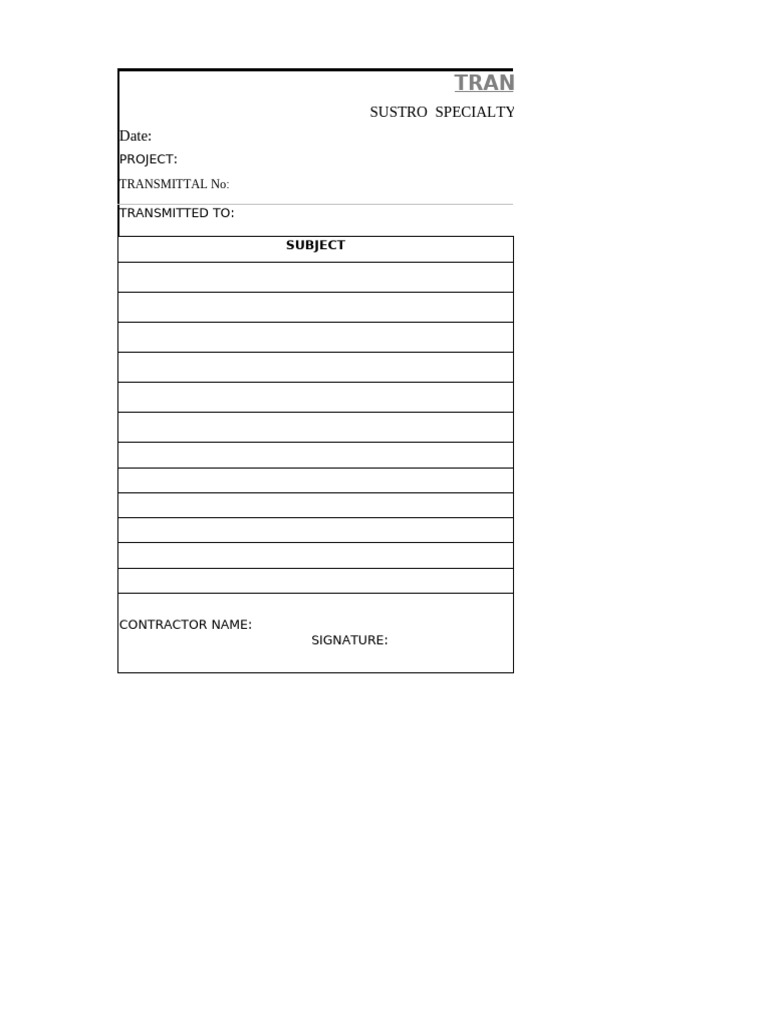 Transmittal Form 227 Overview | PDF