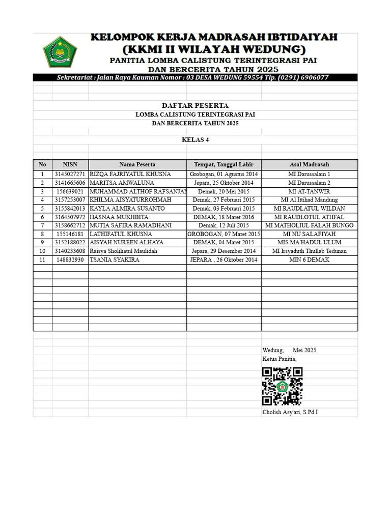 Form Kls 4 | PDF