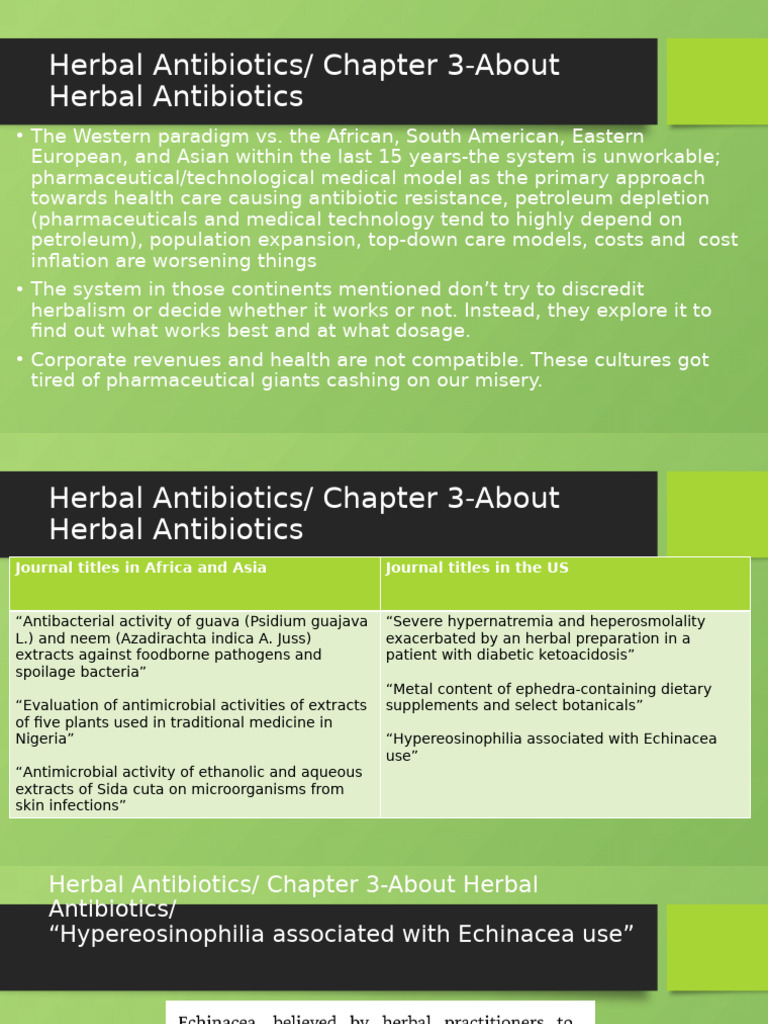 Herbal Antibiotics Chapter 3 | PDF | Antimicrobial | Methicillin ...