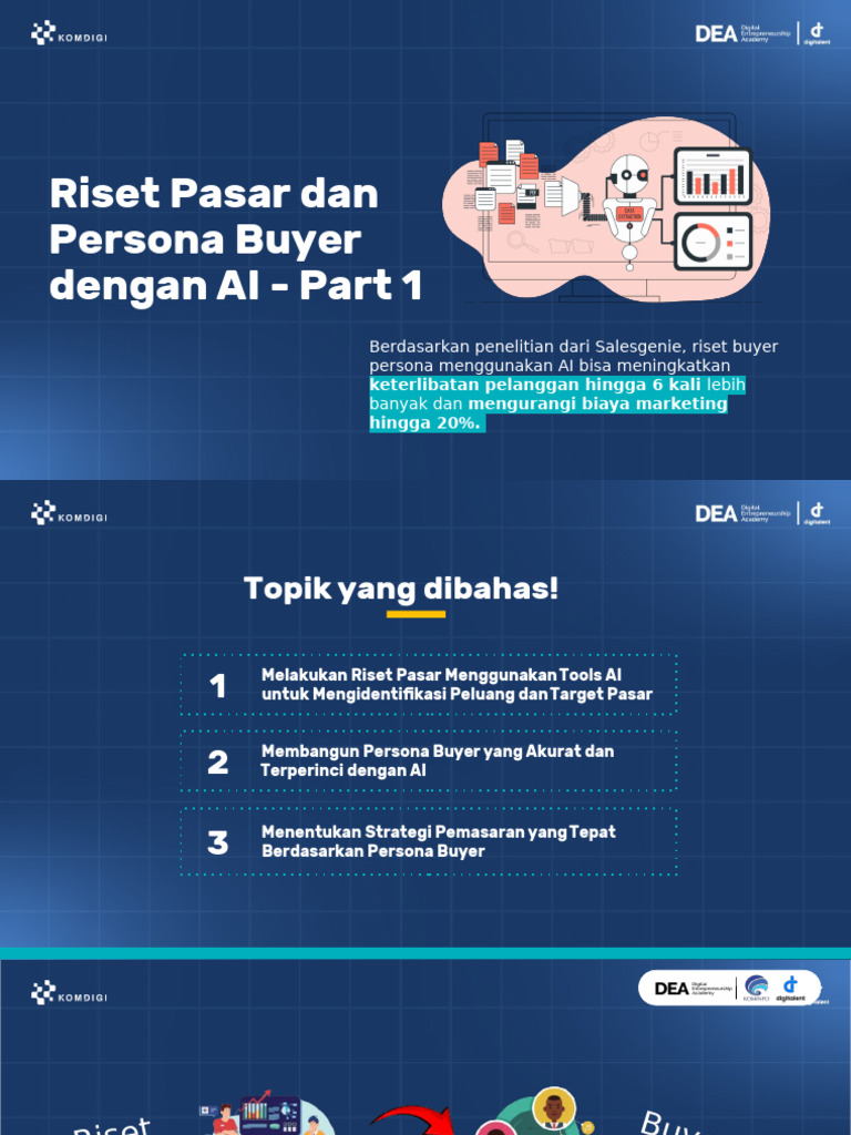 (PPT) 09 Riset Pasar Dan Persona Buyer Dengan AI - Part 1 | PDF